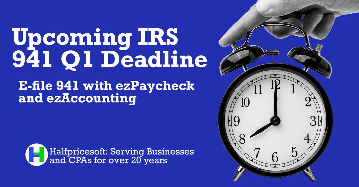E-File 941 Deadline